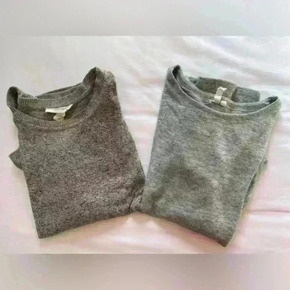 Cable & Gauge/Workshop Sweaters Set of 2 Women's Large - Picture 1 of 13